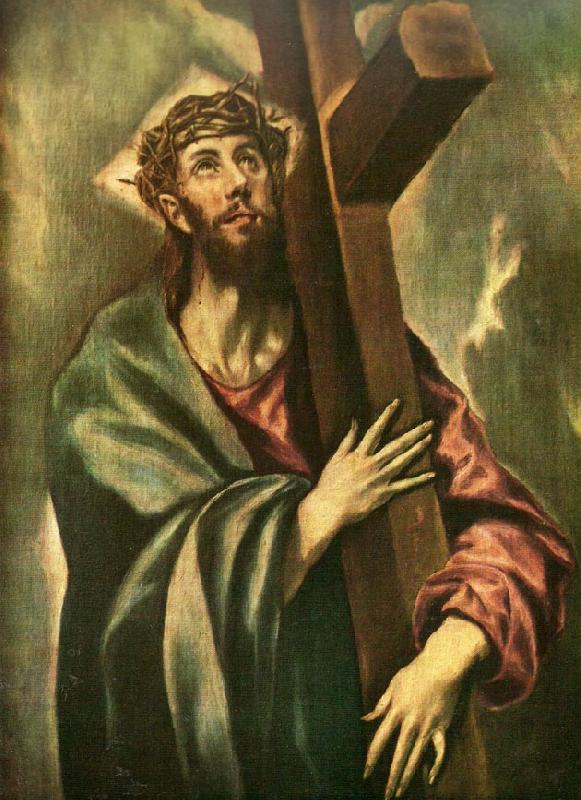 El Greco christ bearing the cross